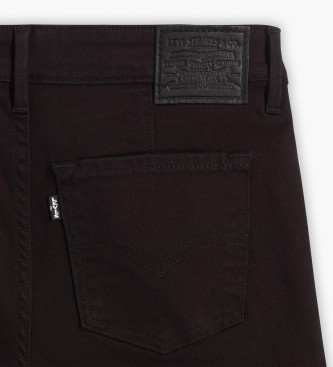 Levi's Jeans 712 Svart Trimmad Pocket Trimmad Pocket