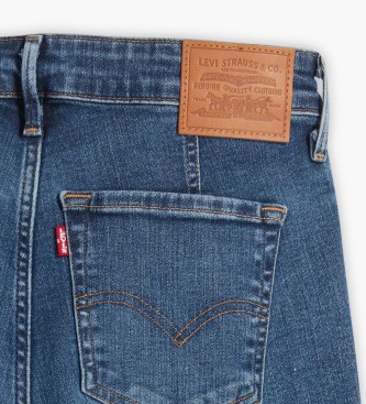 Levi's Kavbojke 712 Slim Welt Pocket Pocket Med Indigo