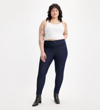 Levi's Super skinny jeans met hoge taille 720 blauw