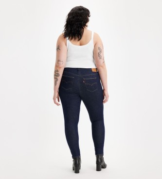 Levi's Super skinny jeans met hoge taille 720 blauw