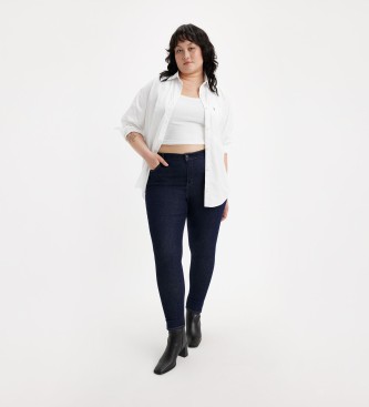 Levi's Super skinny jeans met hoge taille 720 blauw