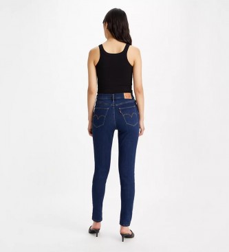 Levi's Jeans 721 High Rise Skinny Dark Indigo - Brugt i bl