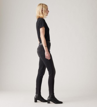 Levi's Skinny jeans met hoge taille 721 zwart