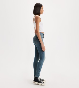 Levi's Dżinsy 721 z wysokim stanem Skinny niebieskie