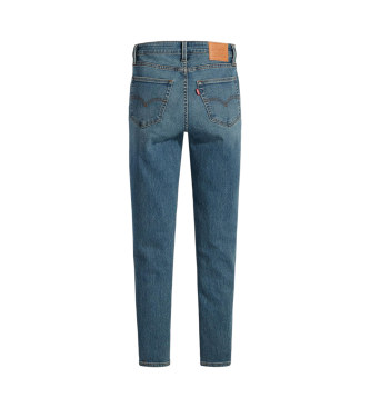 Levi's Dżinsy 721 z wysokim stanem Skinny niebieskie