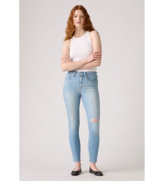 Levi's Dżinsy 721 z wysokim stanem Skinny niebieskie
