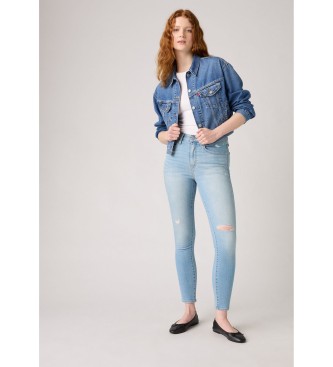 Levi's Dżinsy 721 z wysokim stanem Skinny niebieskie
