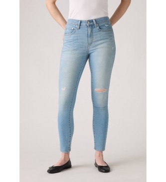 Levi's Dżinsy 721 z wysokim stanem Skinny niebieskie