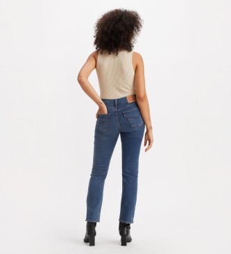 Levi's Straight high-waisted jeans 724 blue