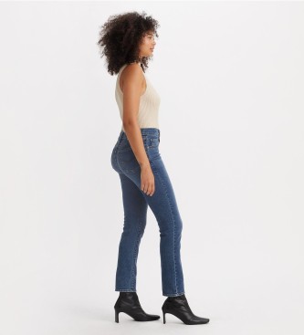 Levi's Straight high-waisted jeans 724 blue