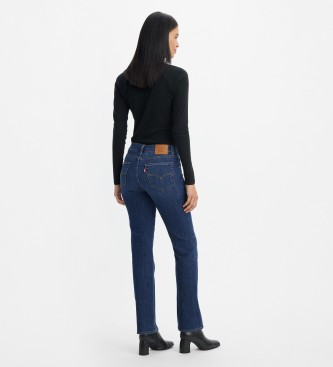 Levi's Jeans 724 rechte blauwe spijkerbroek met hoge taille