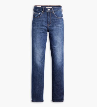 Levi's Jeans 724 rechte blauwe spijkerbroek met hoge taille