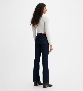 Levi's Calas de ganga 725 de cintura alta bootcut navy