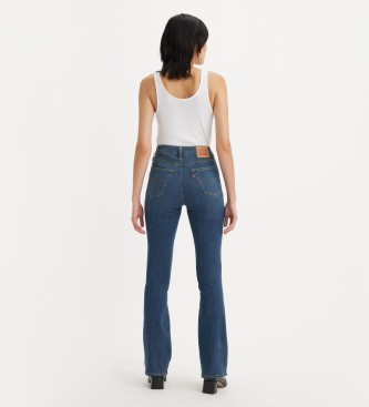 Levi's Bootcut jeans met hoge taille 725 blauw