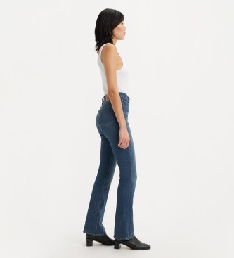 Levi's Bootcut jeans met hoge taille 725 blauw