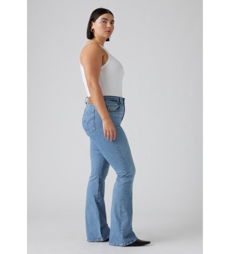 Levi's Jeans 726 Uitlopend Hoog Taille Blauw