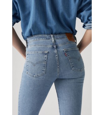 Levi's Jeans 726 Uitlopend Hoog Taille Blauw