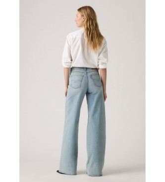 Levi's Jeans 728 Wijde Pijpen Hoog Rijp Blauw
