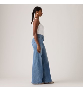 Levi's Jeans 728 de Pierna Ancha y Tiro Alto azul