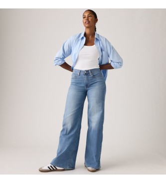 Levi's Jeans 728 de Pierna Ancha y Tiro Alto azul