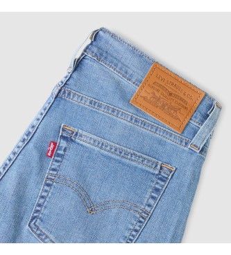 Levi's Jeans 728 de Pierna Ancha y Tiro Alto azul