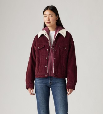 Levi's Veste de camionneur 90's Sherpa marron