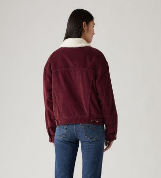 Levi's Veste de camionneur 90's Sherpa marron