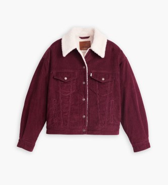 Levi's Veste de camionneur 90's Sherpa marron