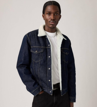Levi's Coat Type Sherpa Trucker Giv it blue