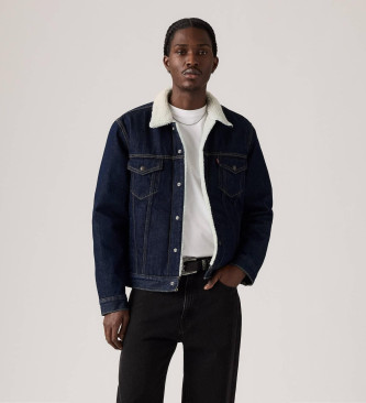 Levi's Coat Type Sherpa Trucker Giv it blue