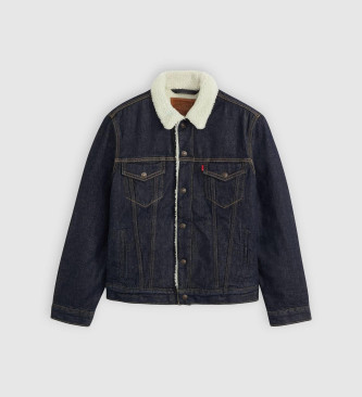 Levi's Coat Type Sherpa Trucker Giv it blue