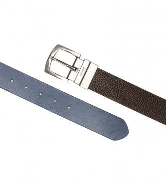Levi's Buckle Reversible Leather Belt Brown, Blue