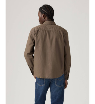 Levi's Authentic Brown Button Down Shirt