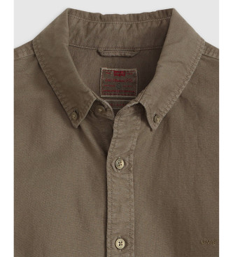 Levi's Authentic Brown Button Down Shirt