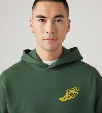 Levi's Authentischer Hoodie grn