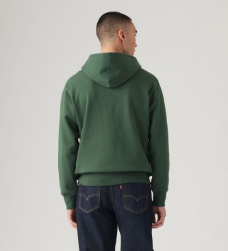 Levi's Felpa con cappuccio autentica verde