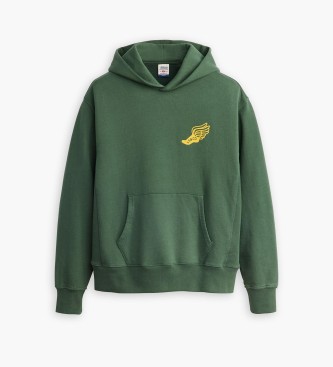 Levi's Authentischer Hoodie grn