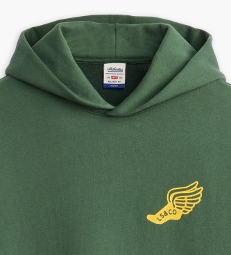 Levi's Authentischer Hoodie grn