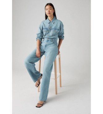 Levi's Baggy blue jumpsuit