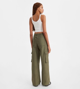 Levi's Pantaln cargo holgado verde