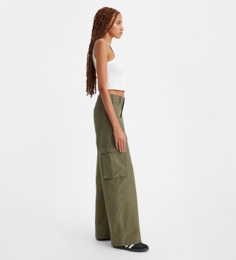 Levi's Pantaln cargo holgado verde