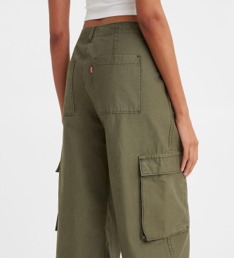 Levi's Pantaloni cargo larghi verdi