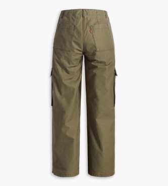 Levi's Pantaln cargo holgado verde