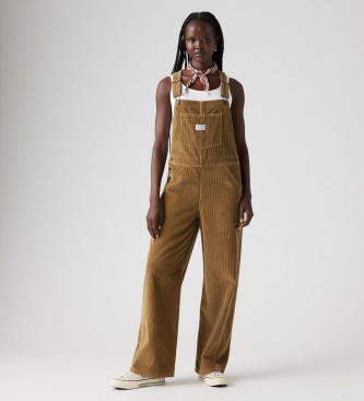 Levi's Brown corduroy baggy jumpsuit