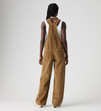 Levi's Brown corduroy baggy jumpsuit