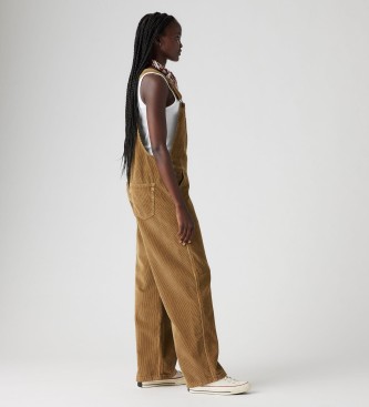 Levi's Bruine corduroy baggy jumpsuit