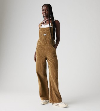 Levi's Baggy jumpsuit i brun manchester