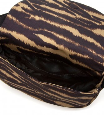 Levi's Brown animal print shoulder bag