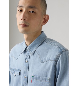 Levi's Overhemd Barstow speciale editie blauw