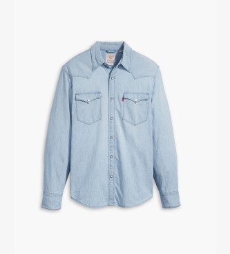 Levi's Camisa Barstow de corte normal azul 